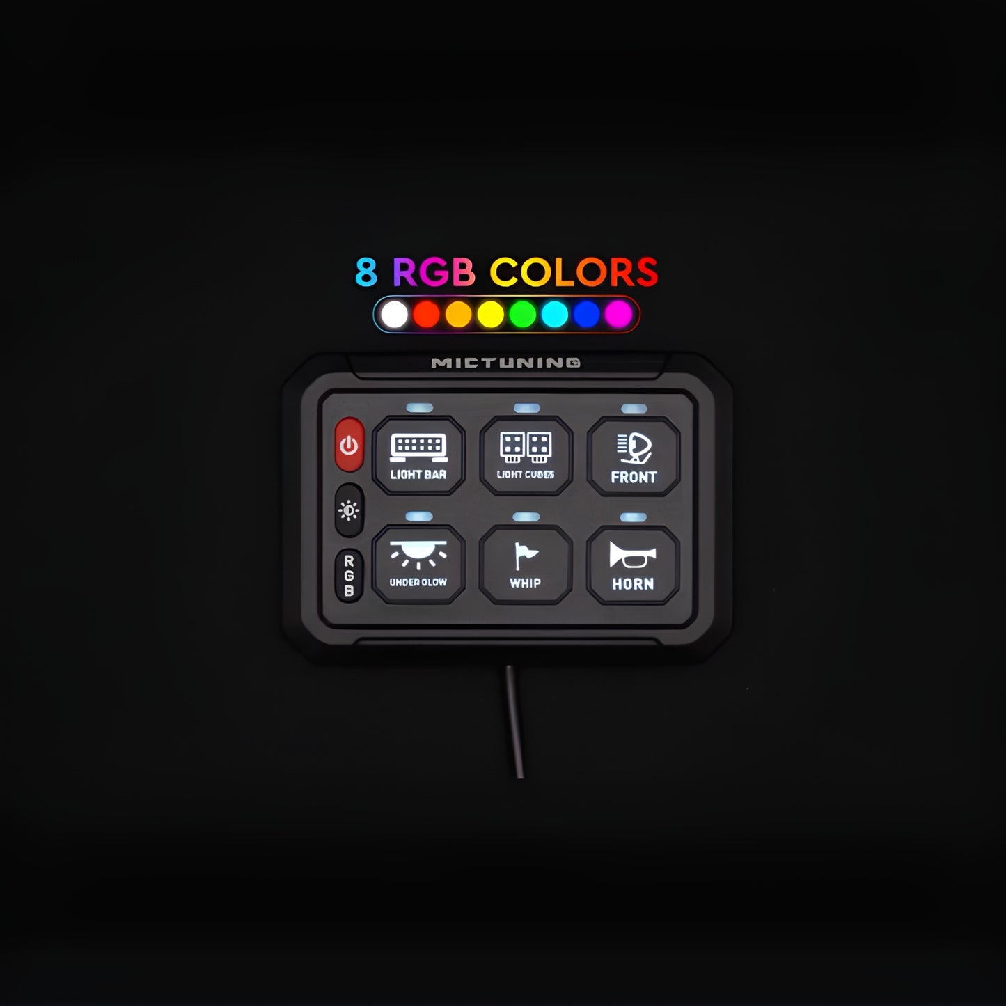 سويتش بانل MICTUNING RGB Switch Panel