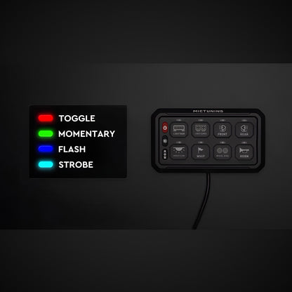 MICTUNING P1B RGB Switch Panel (8 Switch)